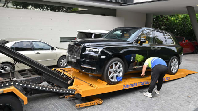 S$2.8b money laundering case: Rolls-Royces and Porsche among 4 cars seized from Bukit Timah bungalow